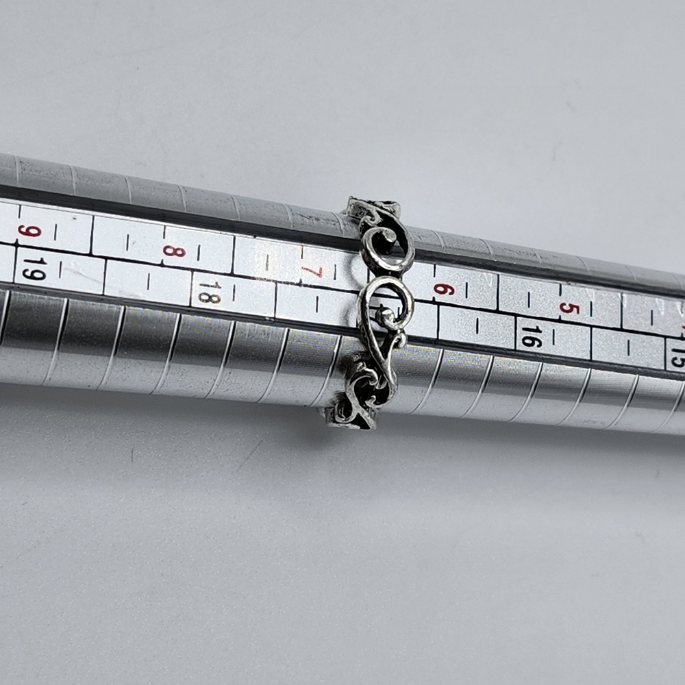 Sterling Silver Size 6.5, Stackable Loop Traditio… - image 5